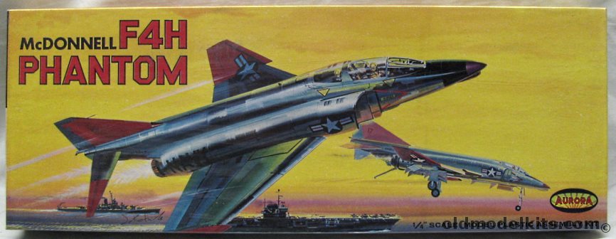 Aurora 1/48 McDonnell F-4H Phantom II, 394-249 plastic model kit